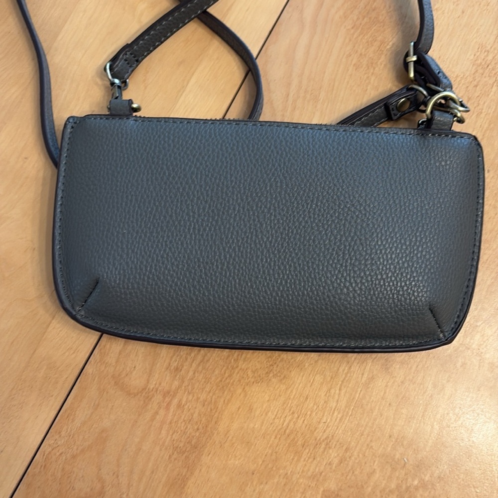 Joy Susan Crossbody Wristlet in Slate Gray - Picture 4 of 8